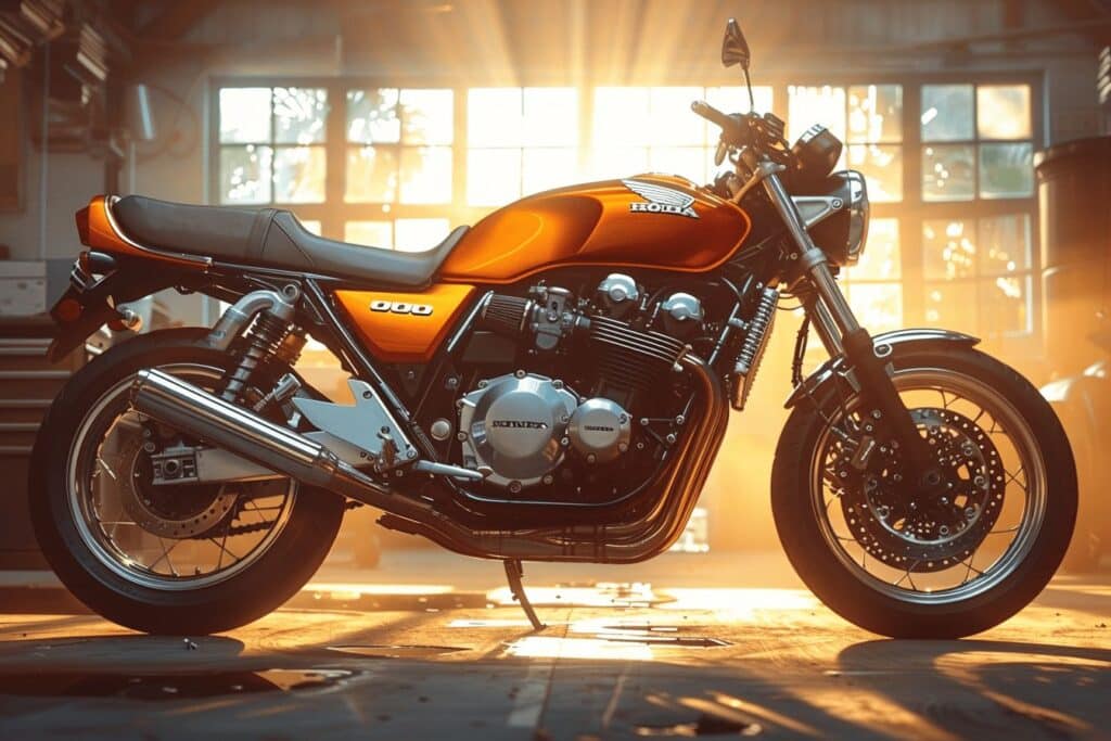 Moto Honda CBX légendaire captivant les passionnés