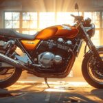 Moto Honda CBX légendaire captivant les passionnés